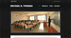 Desktop Screenshot of michaeldthomas.com